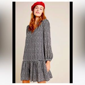 NWT Maeve Anthropologie houndstooth tunic size S